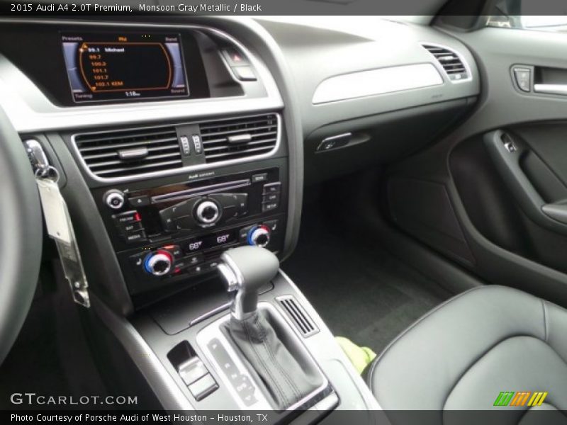 Monsoon Gray Metallic / Black 2015 Audi A4 2.0T Premium