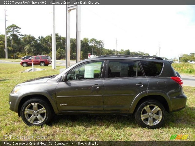 Magnetic Gray Mica / Dark Charcoal 2009 Toyota RAV4 Sport 4WD