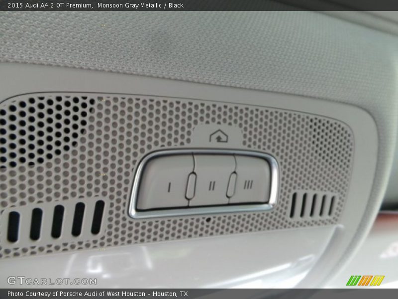 Monsoon Gray Metallic / Black 2015 Audi A4 2.0T Premium