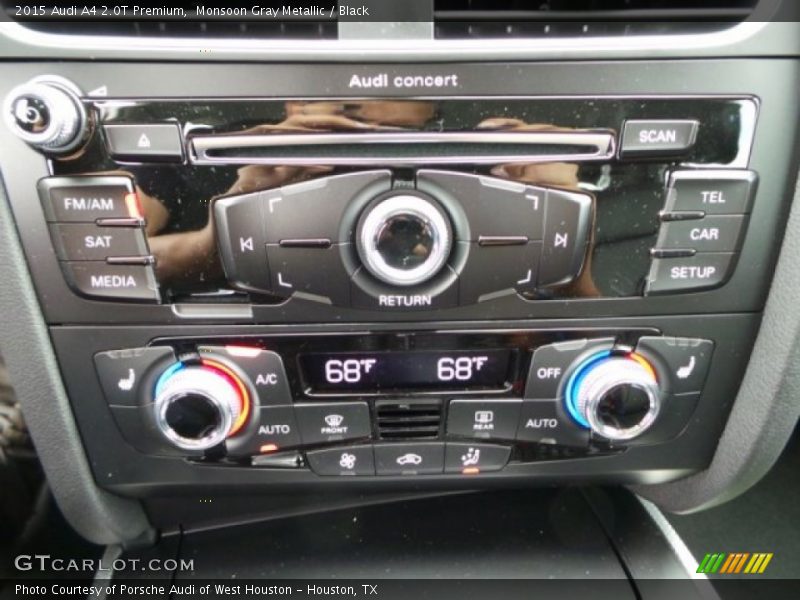 Monsoon Gray Metallic / Black 2015 Audi A4 2.0T Premium