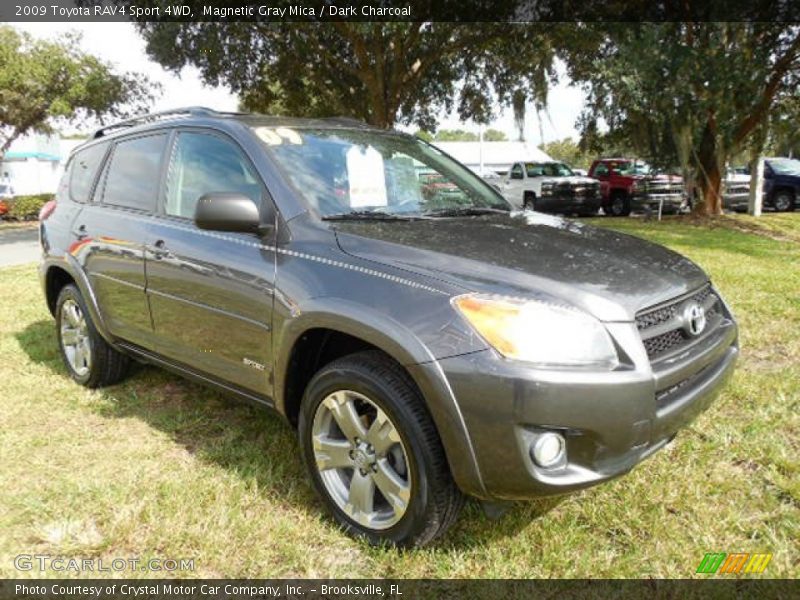 Magnetic Gray Mica / Dark Charcoal 2009 Toyota RAV4 Sport 4WD