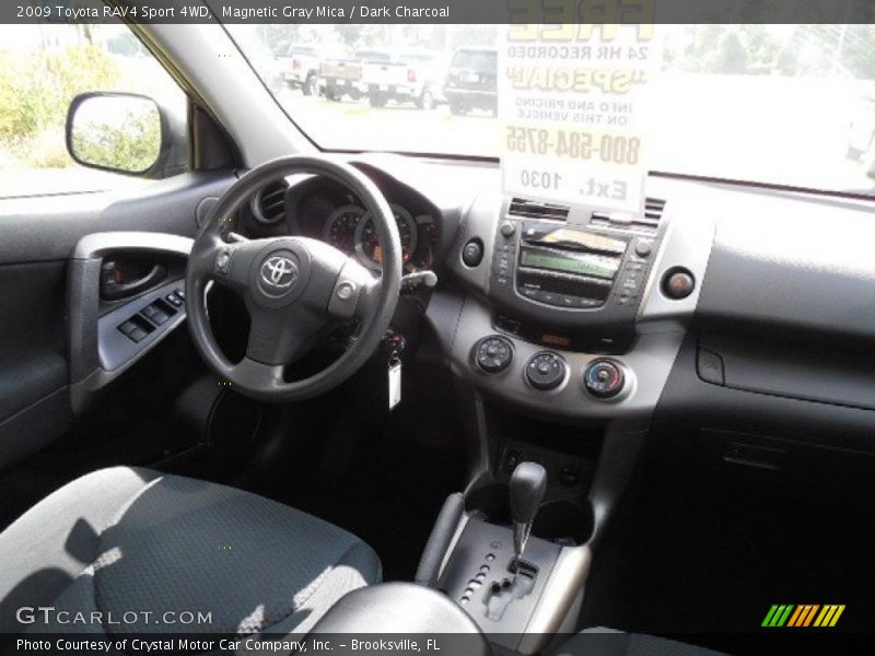 Magnetic Gray Mica / Dark Charcoal 2009 Toyota RAV4 Sport 4WD