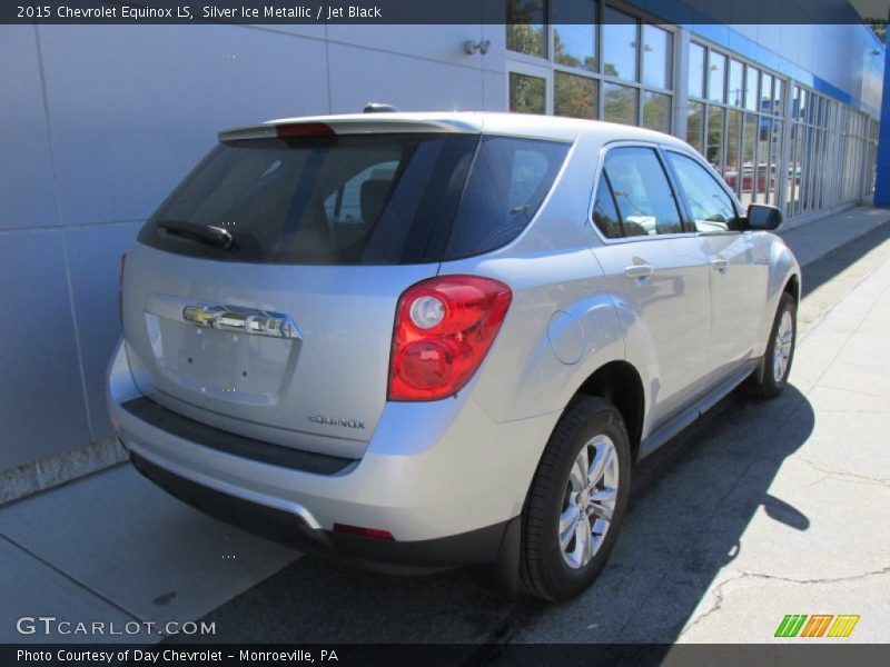 Silver Ice Metallic / Jet Black 2015 Chevrolet Equinox LS