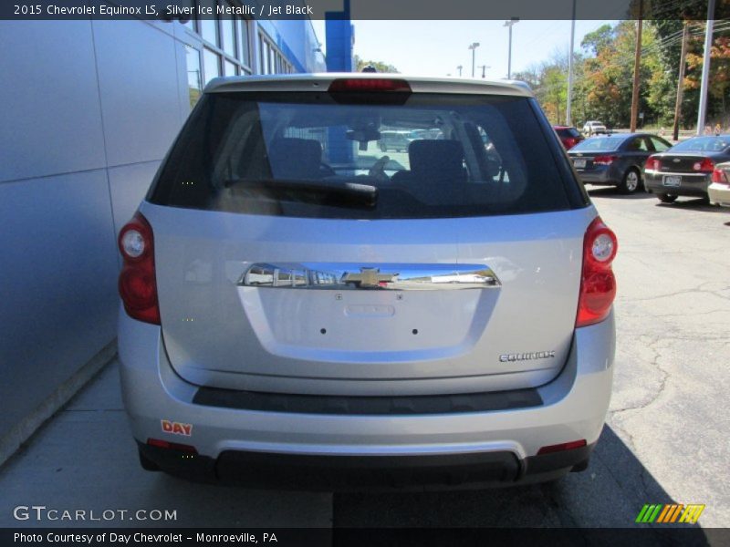 Silver Ice Metallic / Jet Black 2015 Chevrolet Equinox LS