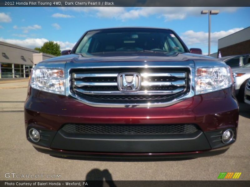 Dark Cherry Pearl II / Black 2012 Honda Pilot Touring 4WD
