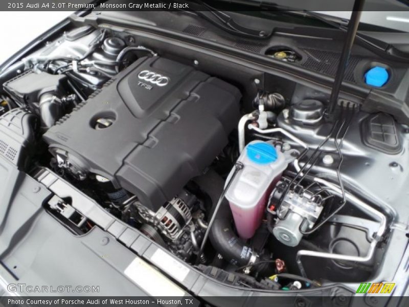 Monsoon Gray Metallic / Black 2015 Audi A4 2.0T Premium