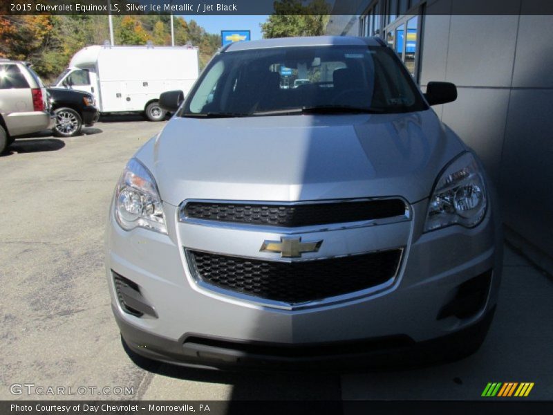 Silver Ice Metallic / Jet Black 2015 Chevrolet Equinox LS