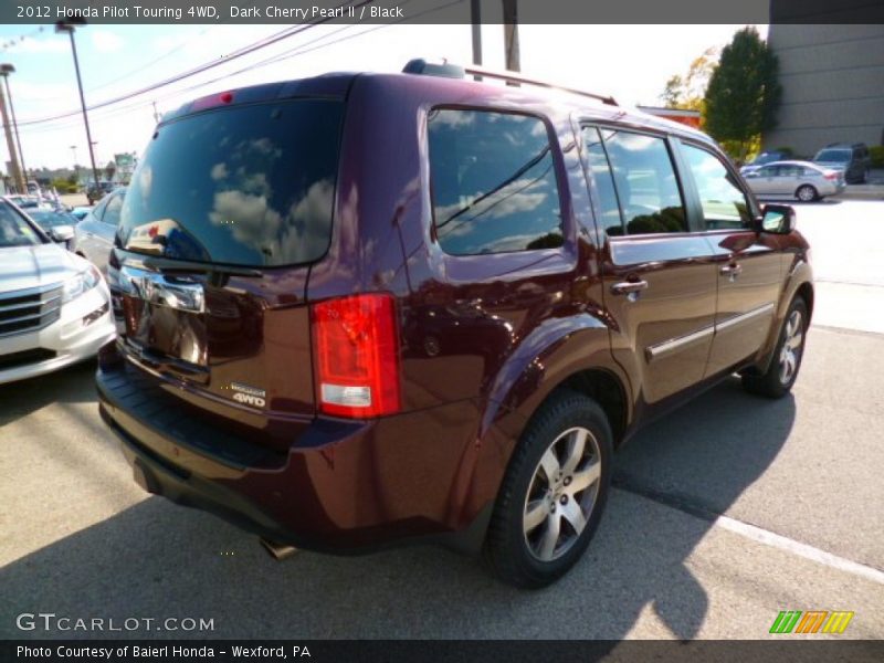 Dark Cherry Pearl II / Black 2012 Honda Pilot Touring 4WD