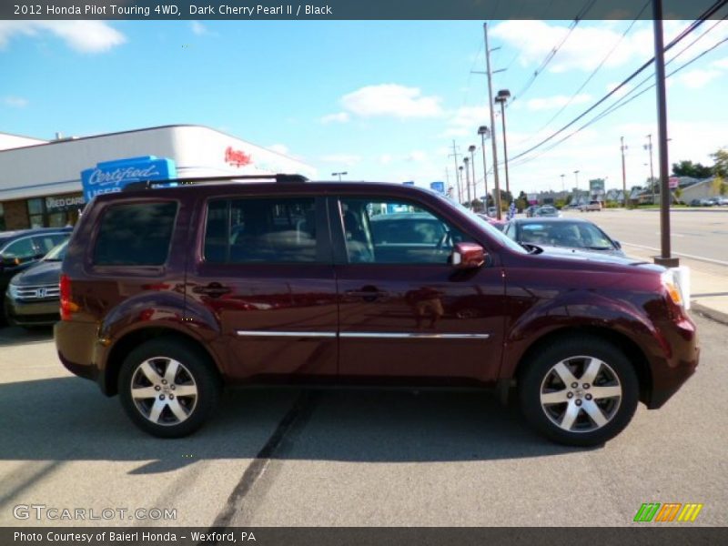 Dark Cherry Pearl II / Black 2012 Honda Pilot Touring 4WD