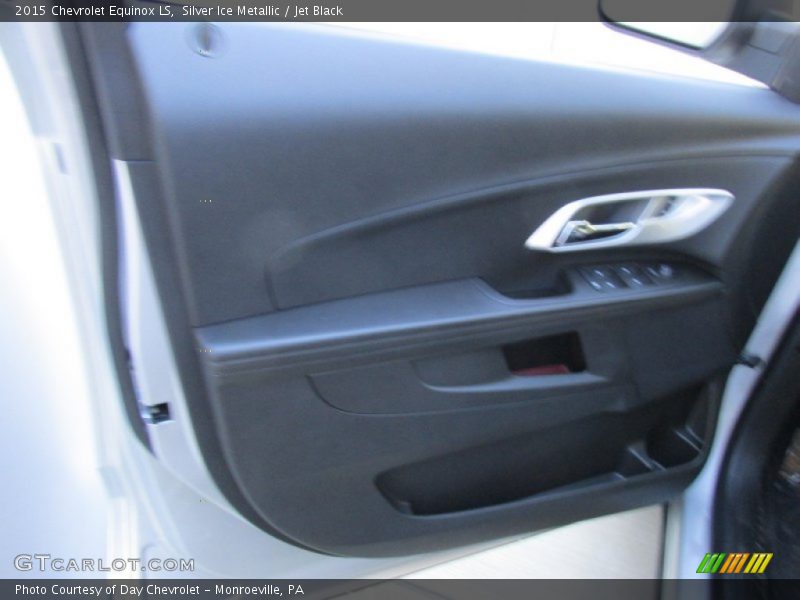 Silver Ice Metallic / Jet Black 2015 Chevrolet Equinox LS