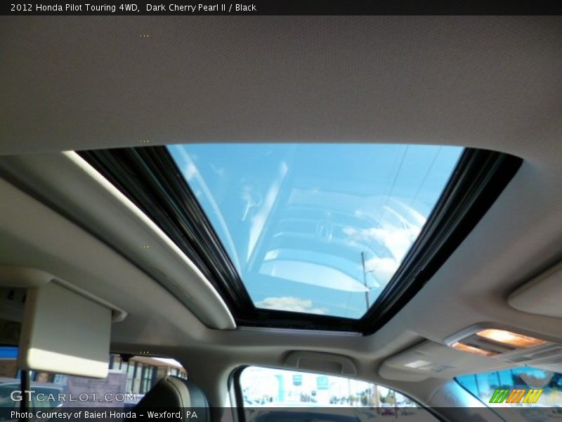 Dark Cherry Pearl II / Black 2012 Honda Pilot Touring 4WD