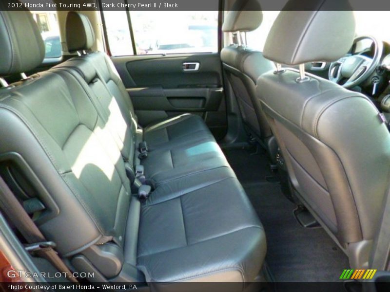 Dark Cherry Pearl II / Black 2012 Honda Pilot Touring 4WD