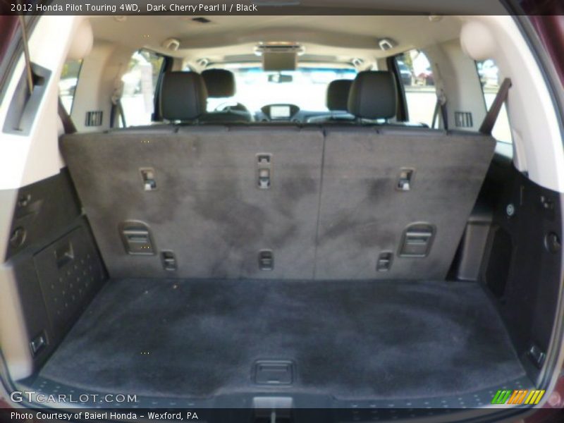 Dark Cherry Pearl II / Black 2012 Honda Pilot Touring 4WD