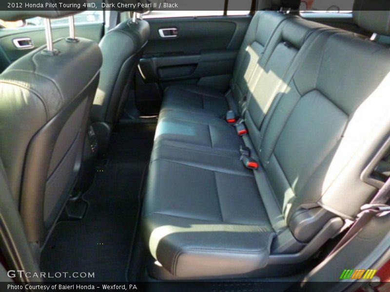 Dark Cherry Pearl II / Black 2012 Honda Pilot Touring 4WD