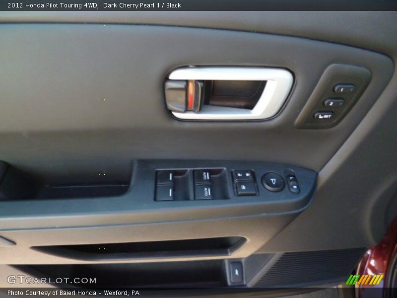 Dark Cherry Pearl II / Black 2012 Honda Pilot Touring 4WD
