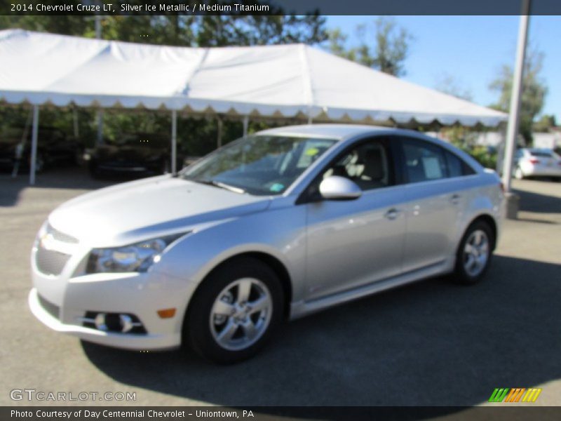 Silver Ice Metallic / Medium Titanium 2014 Chevrolet Cruze LT