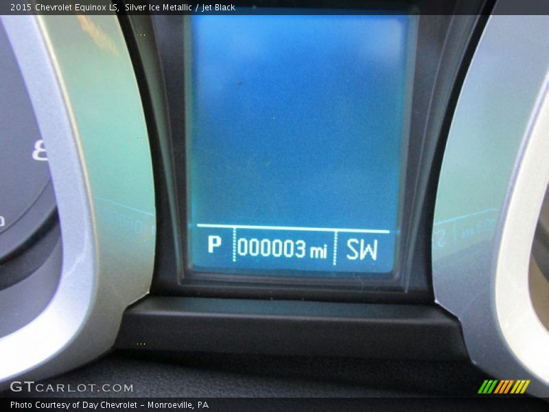 Silver Ice Metallic / Jet Black 2015 Chevrolet Equinox LS