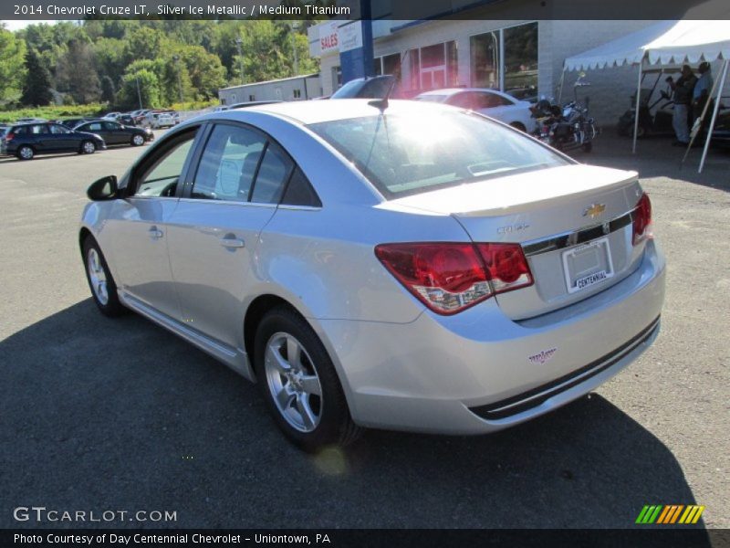 Silver Ice Metallic / Medium Titanium 2014 Chevrolet Cruze LT