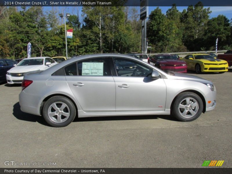 Silver Ice Metallic / Medium Titanium 2014 Chevrolet Cruze LT