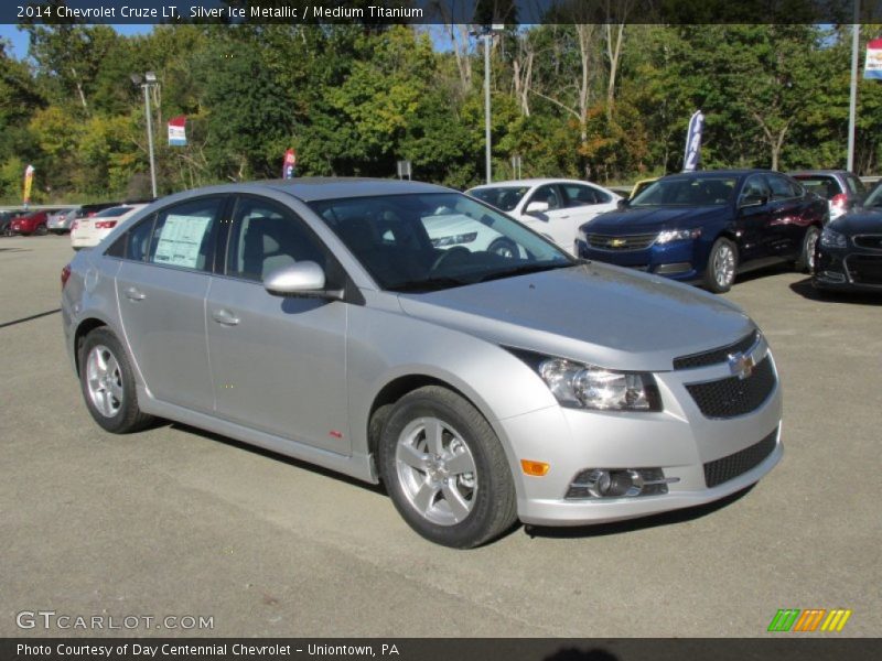 Silver Ice Metallic / Medium Titanium 2014 Chevrolet Cruze LT