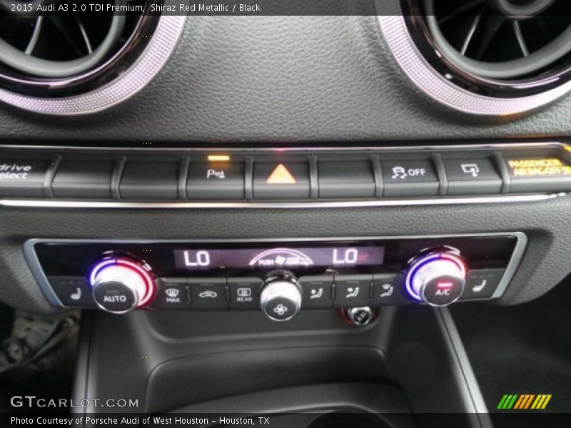 Shiraz Red Metallic / Black 2015 Audi A3 2.0 TDI Premium