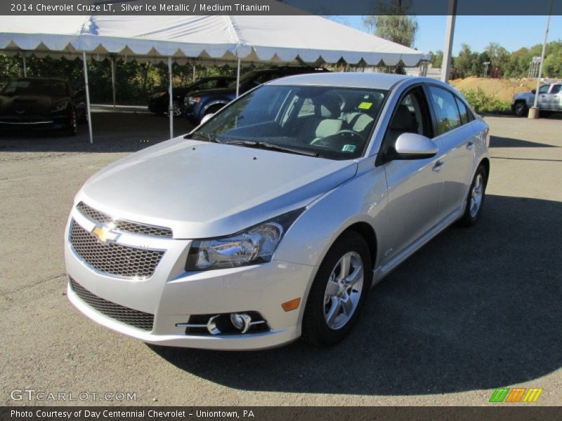 Silver Ice Metallic / Medium Titanium 2014 Chevrolet Cruze LT