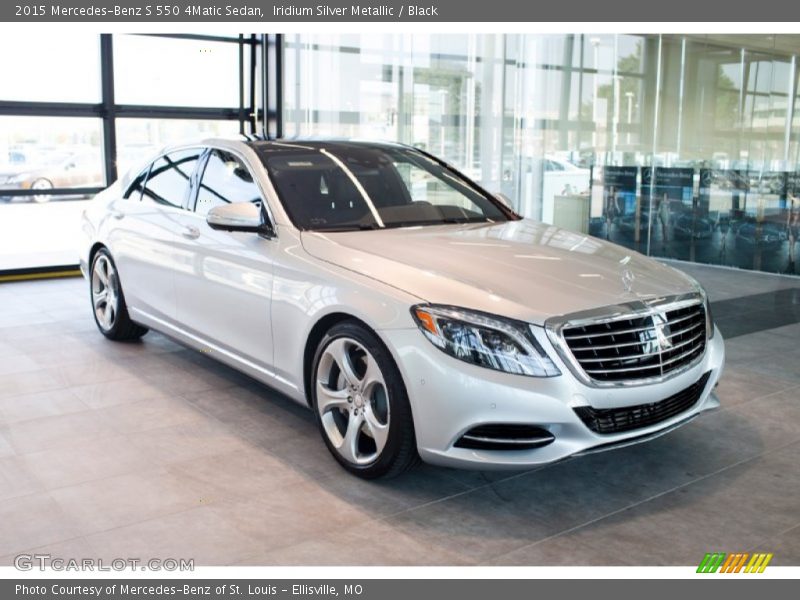 Front 3/4 View of 2015 S 550 4Matic Sedan