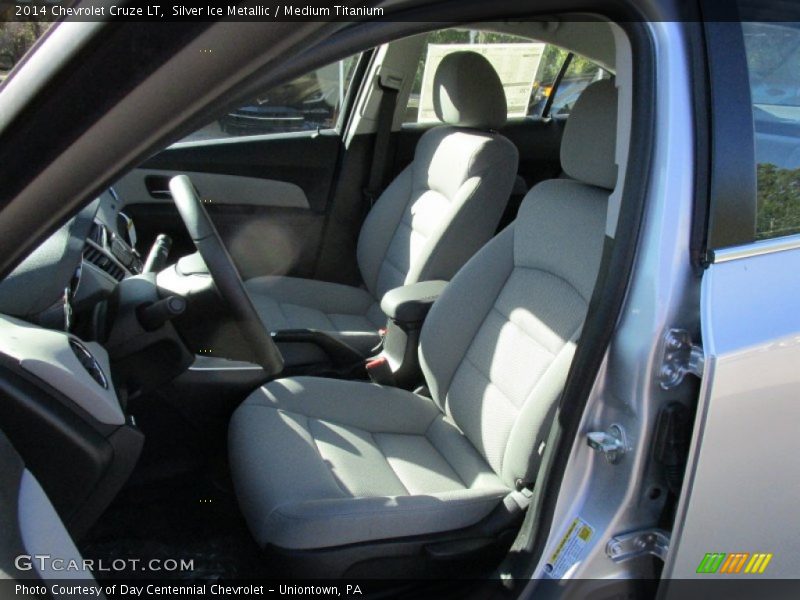Silver Ice Metallic / Medium Titanium 2014 Chevrolet Cruze LT