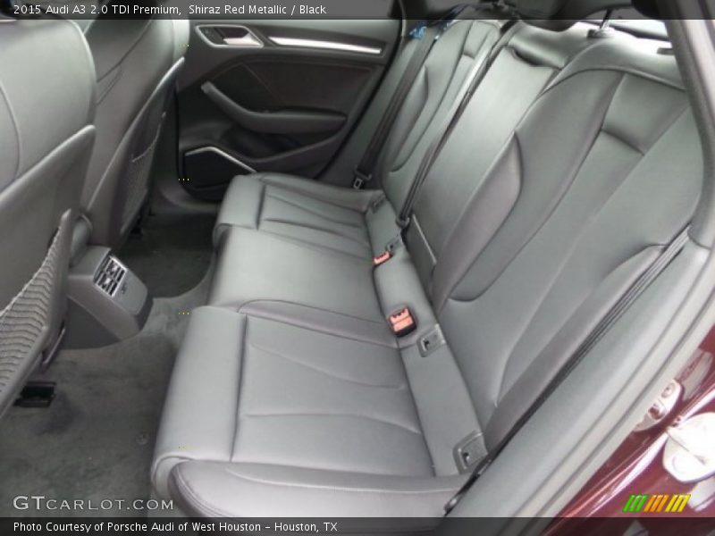 Rear Seat of 2015 A3 2.0 TDI Premium