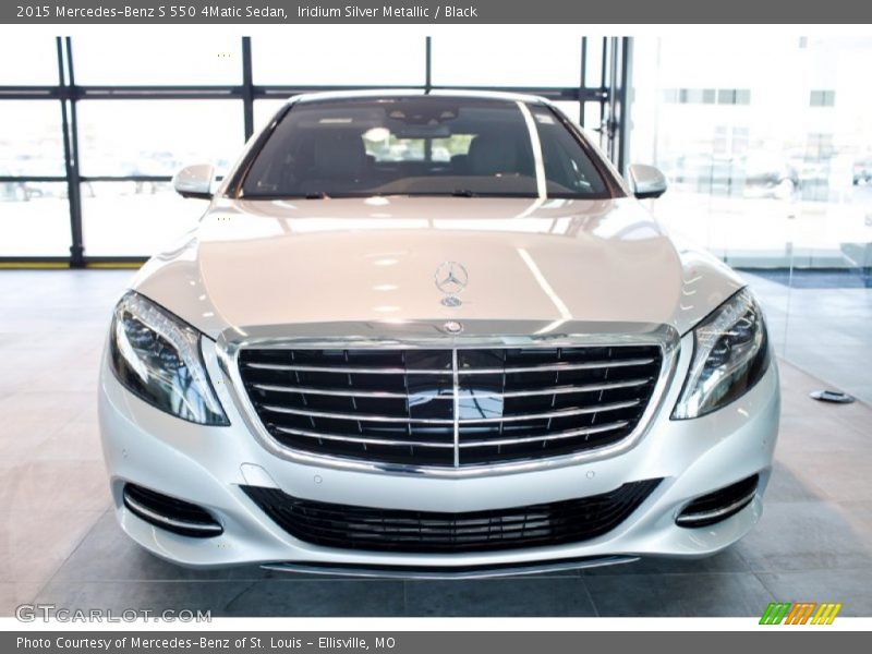 Iridium Silver Metallic / Black 2015 Mercedes-Benz S 550 4Matic Sedan