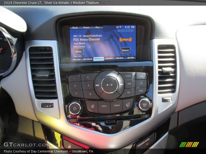 Silver Ice Metallic / Medium Titanium 2014 Chevrolet Cruze LT