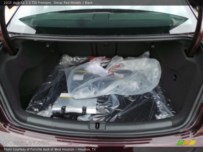 Shiraz Red Metallic / Black 2015 Audi A3 2.0 TDI Premium