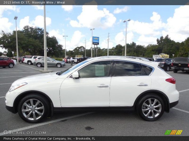 Moonlight White / Wheat 2013 Infiniti EX 37