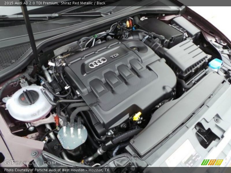  2015 A3 2.0 TDI Premium Engine - 2.0 Liter TDI DOHC 16-Valve Turbo-Diesel 4 Cylinder
