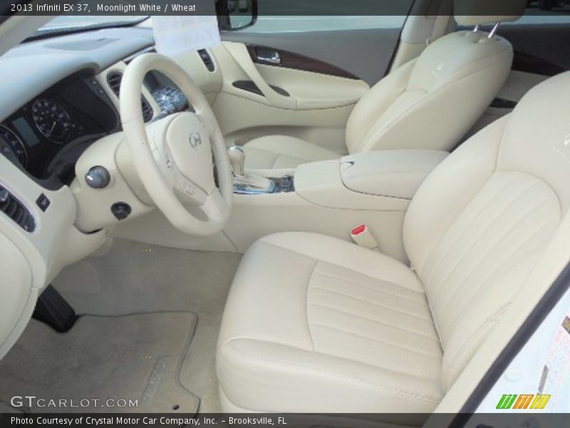 Moonlight White / Wheat 2013 Infiniti EX 37
