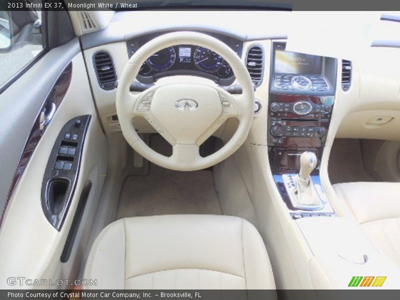 Moonlight White / Wheat 2013 Infiniti EX 37