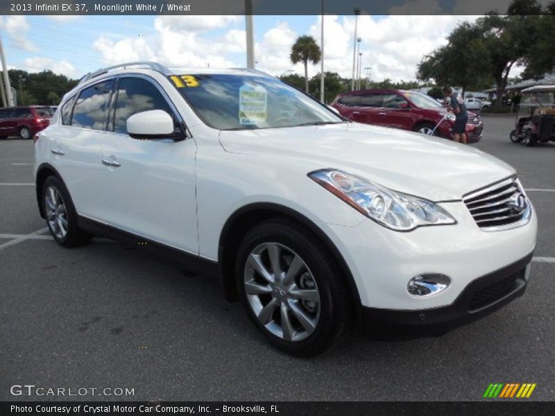 Moonlight White / Wheat 2013 Infiniti EX 37