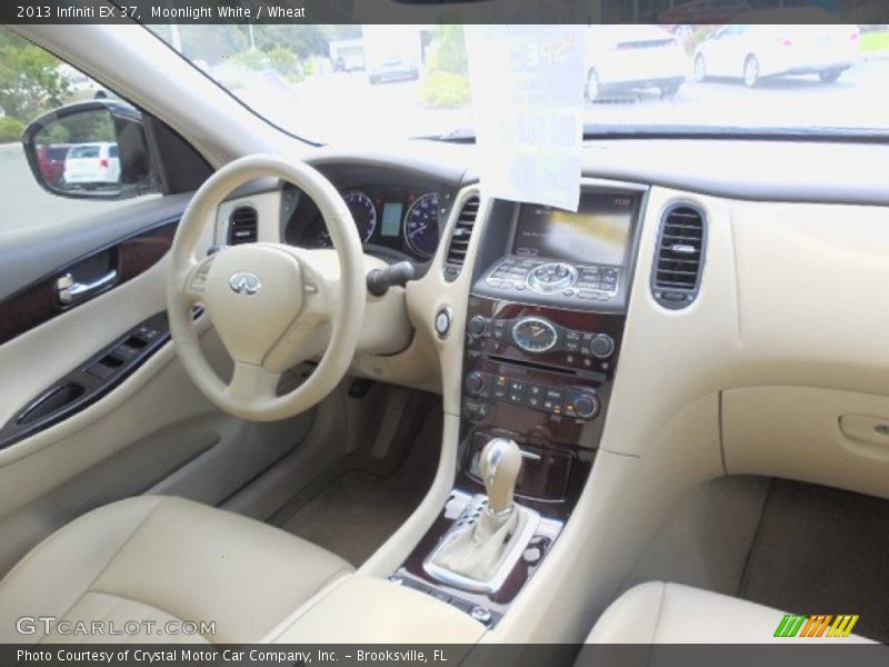 Moonlight White / Wheat 2013 Infiniti EX 37