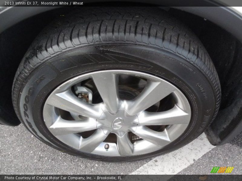 Moonlight White / Wheat 2013 Infiniti EX 37