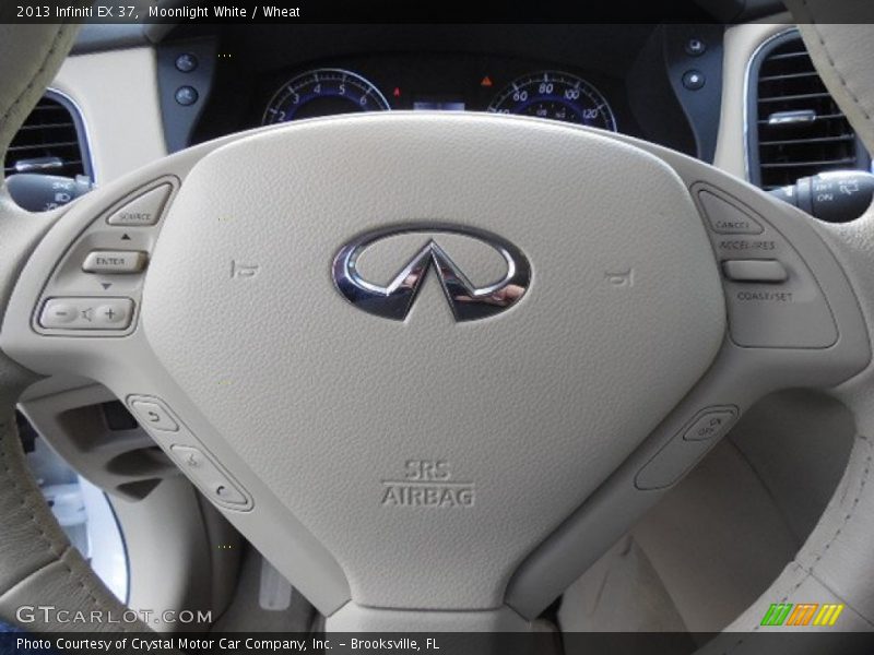 Moonlight White / Wheat 2013 Infiniti EX 37