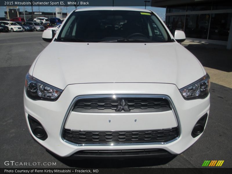 White / Black 2015 Mitsubishi Outlander Sport ES