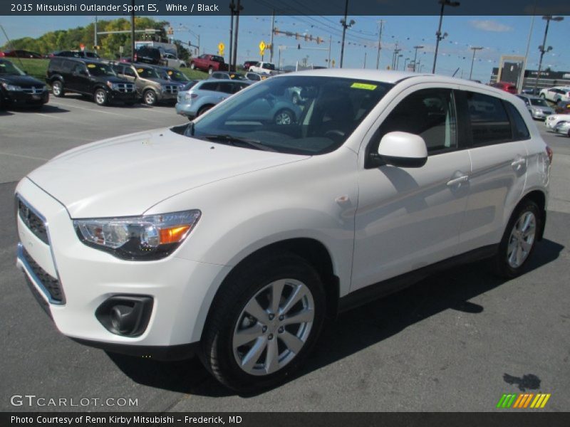White / Black 2015 Mitsubishi Outlander Sport ES