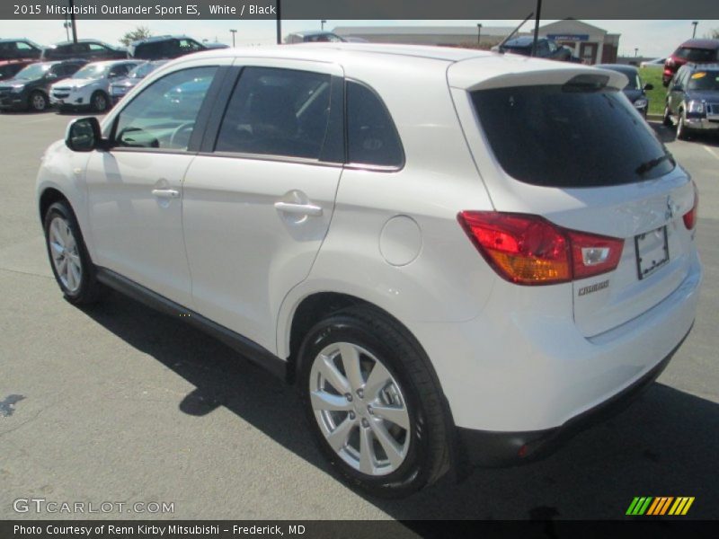 White / Black 2015 Mitsubishi Outlander Sport ES