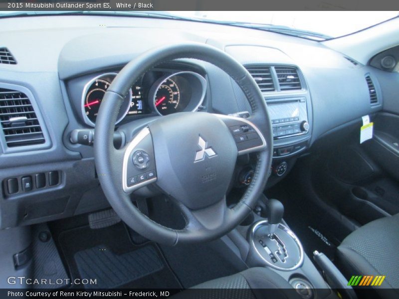 White / Black 2015 Mitsubishi Outlander Sport ES