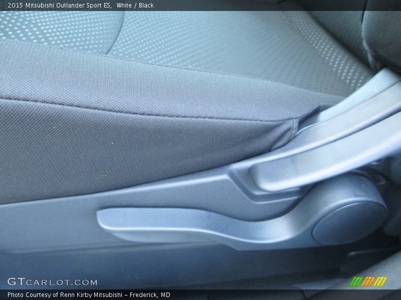 White / Black 2015 Mitsubishi Outlander Sport ES