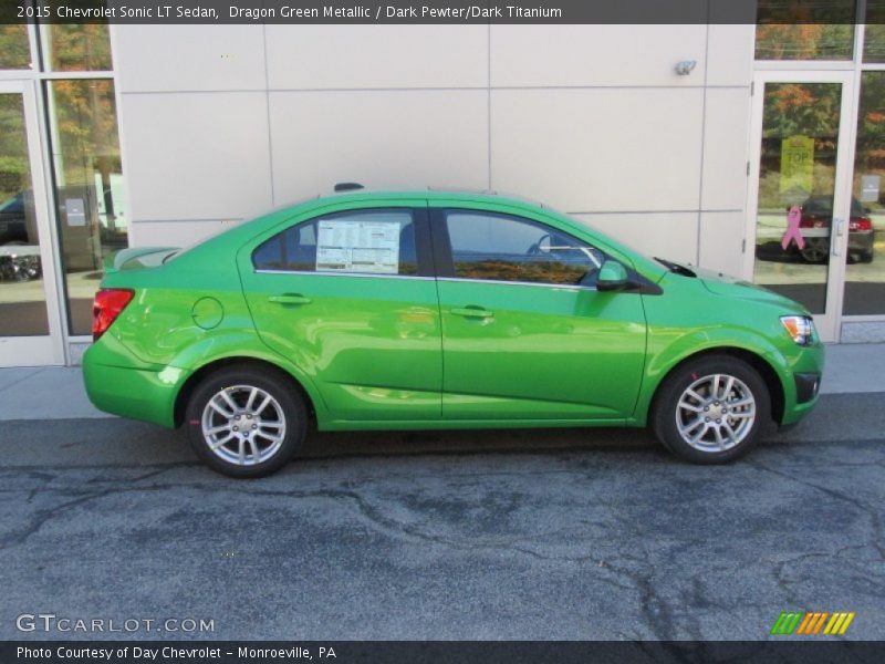  2015 Sonic LT Sedan Dragon Green Metallic