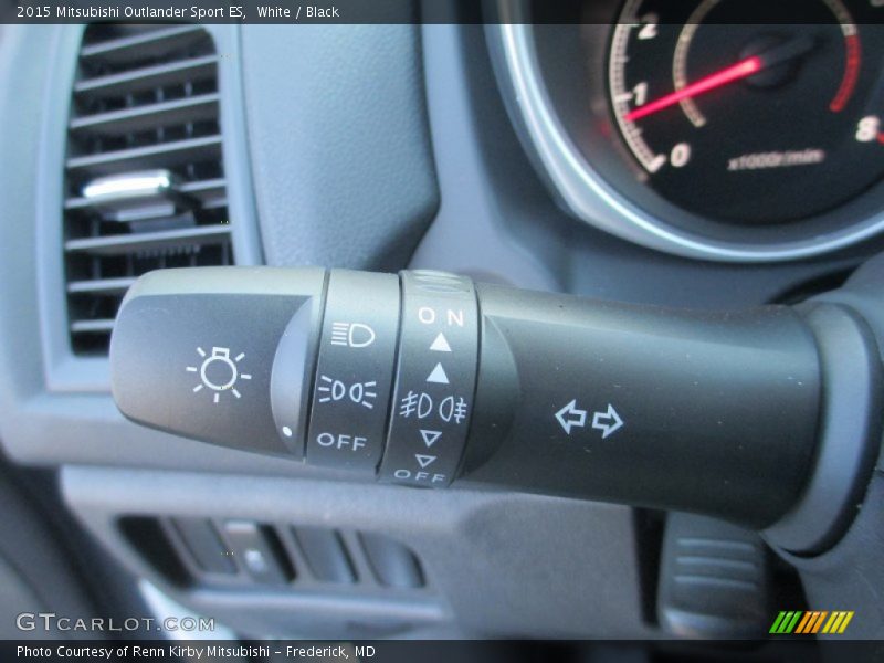 White / Black 2015 Mitsubishi Outlander Sport ES