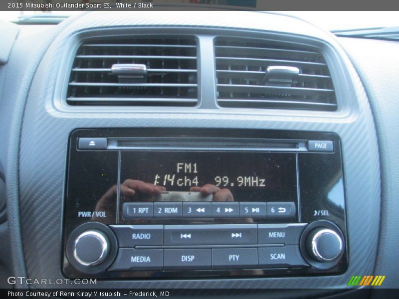 White / Black 2015 Mitsubishi Outlander Sport ES