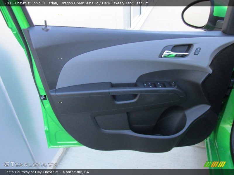 Dragon Green Metallic / Dark Pewter/Dark Titanium 2015 Chevrolet Sonic LT Sedan