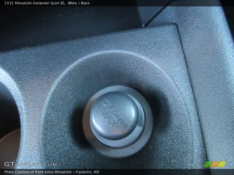 White / Black 2015 Mitsubishi Outlander Sport ES